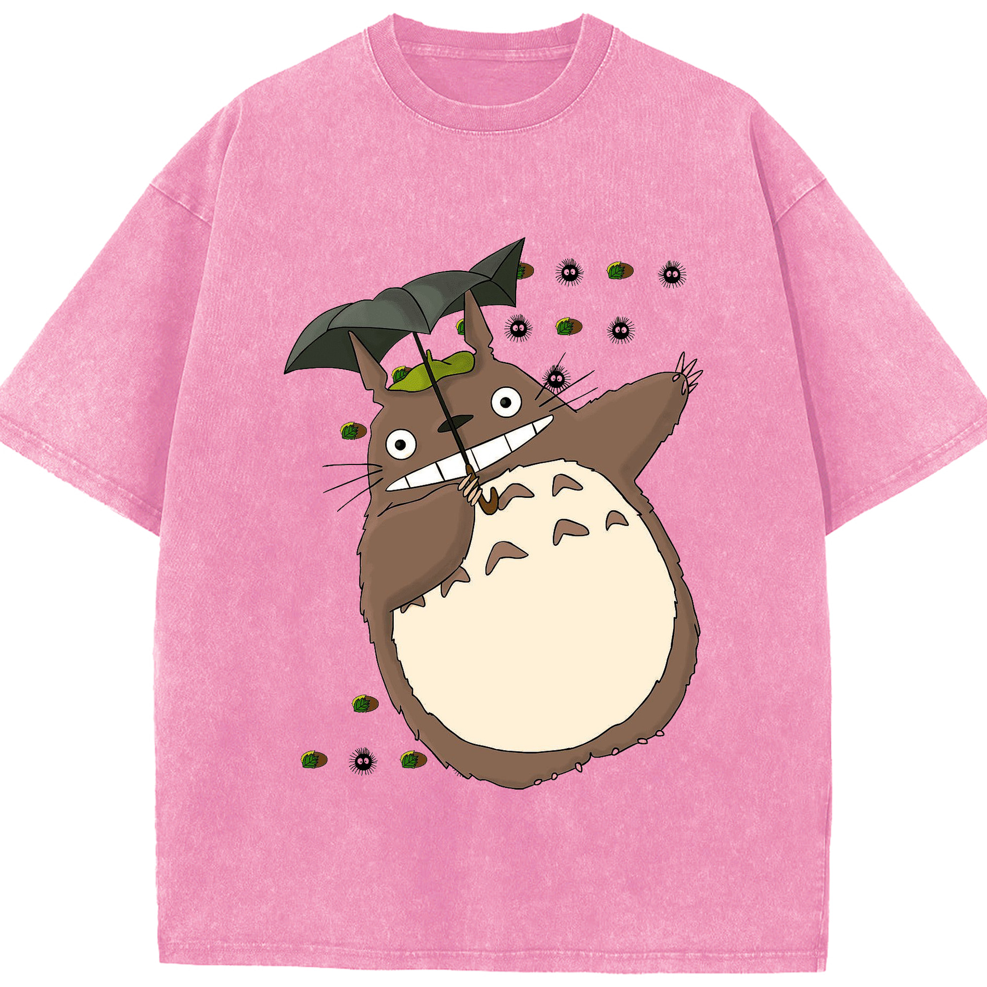 （画像用） となりのトトロ 草壁メイ 草壁サツキ My Neighbor Totoro Satsuki Kusakabe Mei Kusakabe 綿100% ヴィンテージ風 半袖Tシャツ（フロントプリント）
